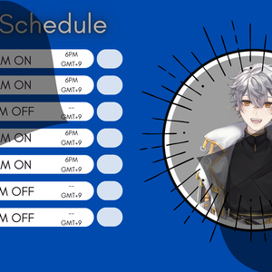 【Spade Schedule Theme】Stream Theme Customizable