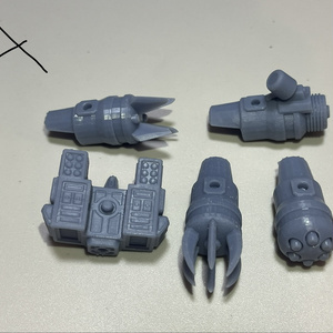 Claw weapon set, 3mm shaft, 1/60 scale
