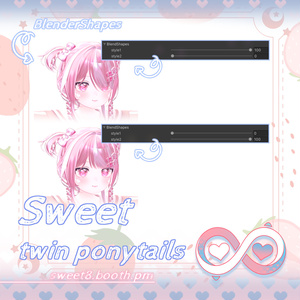 【8アバター対応】·Sweet twin ponytails·可愛いツインテール·髪型· 缩略图 18