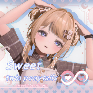【8アバター対応】·Sweet twin ponytails·可愛いツインテール·髪型· 缩略图 6