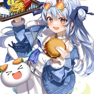 年末のプロモーション特価！ ホロライブ pixiv - 岐兎こるたのイラスト - 【ホロ絵100枚】100日目 アート・デザイン・音楽