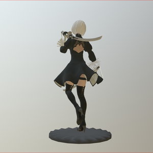 NieR:Automata :2b 3Dキャラクター 3Dモデル VRChat NieR:Automata :2b 3D Characters 3D Model VRChat