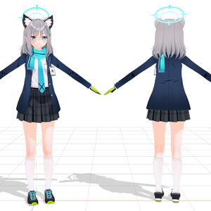【砂狼シロコ】PMXモデル Ver1.0