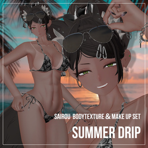 【豺狼 / body texture＆make up set】 Summer Drip