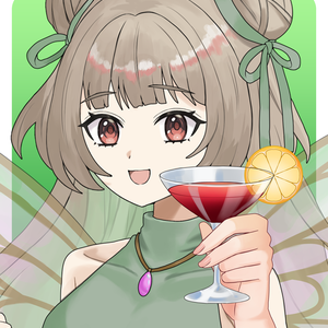 カクテルを持つ手