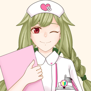 【VTuber向け】看護師衣装素材：高解像度版＆商用利用権