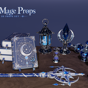 Moonlit Mage Props