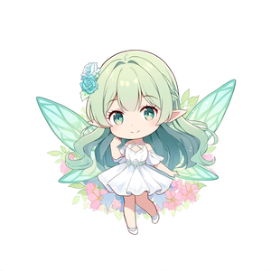 アイコン用フリーイラスト(妖精)