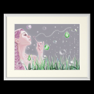 複製画(プリモアート) 『Dewdrops Angel』 