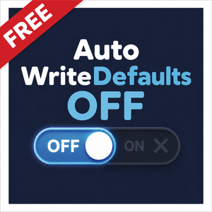 Auto WriteDefaults OFF【Unity】