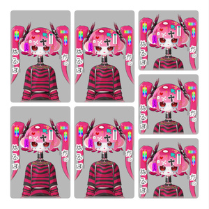 【無料】VRchat用3Dアバター『デコラティ・ゴス＝パンキ / Decoratie･GothPunki』 缩略图 3