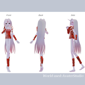 VRchat用3Dアバター『ユナ・アンニュイ / una･ennui』 缩略图 3