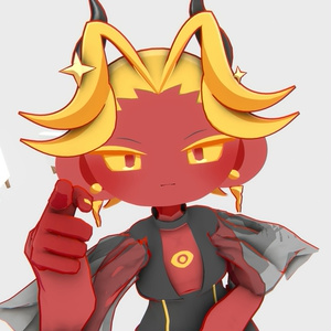VRChat用3Dアバター『畏怖の赤』 #めろーるぼでぃ 缩略图 8