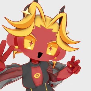 VRChat用3Dアバター『畏怖の赤』 #めろーるぼでぃ 缩略图 7