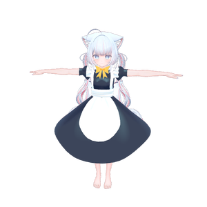 【VRC想定】ぽまえのためのメイド服【インターネットのぽまえ専用】