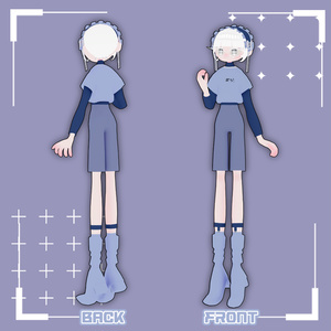 【無料】VRChat用3Dアバター『ヒーリー・ホワイティ/Herie・whitie』 缩略图 2