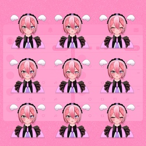 【無料版あり】VRChat用3Dアバター『ゴシカル・メイディー/明堂子子』 缩略图 3