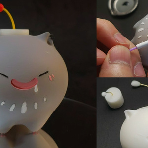 【3d printer data free】3Dプリンター用SSRB民　無料データ【獅白ぼたん】