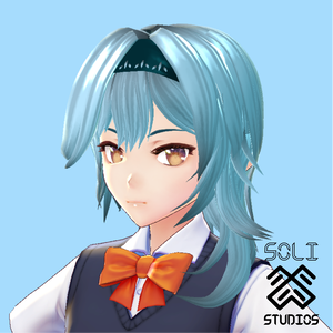 [VRoid] Genshin Impact Eula Hair Asset