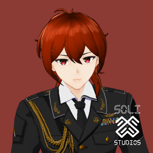 [VRoid] Genshin Impact Diluc Hair Asset