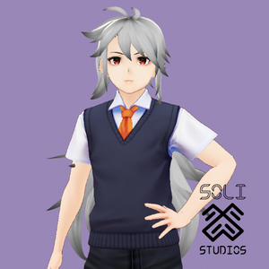 [VRoid] Genshin Impact Razor Hair Asset