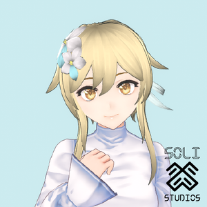 [VRoid] Genshin Impact Lumine Hair Asset