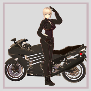 バイクモデル  KC1400A20 とバイク衣装(Motorcycle Gear) 缩略图 3