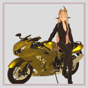バイクモデル  KC1400A20 とバイク衣装(Motorcycle Gear) 缩略图 6