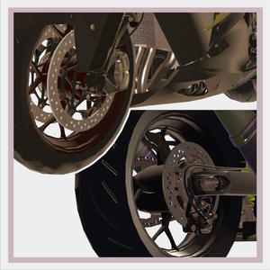 バイクモデル  KC1400A20 とバイク衣装(Motorcycle Gear) 缩略图 12