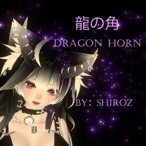 【VRChat向け】龍の角 [Dragon Horn]