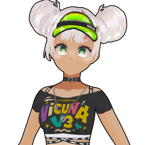 【VRChat/VRoid】ホログラフィックバイザー / Holographic Visor　#fatdesign 缩略图 6