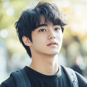 大学生男子
