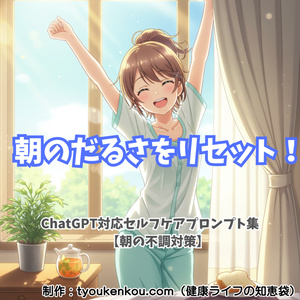 🌞 朝のだるさをスッキリ整える！ ChatGPT対応セルフケアテンプレ【リンのやさしいサポート】