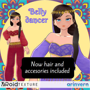 Belly dancer outfit VRoid texture