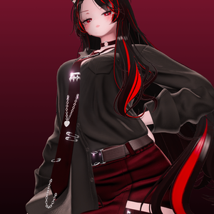 [キツネロングヘア, Fox Long Hair] Highlight Color Texture