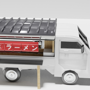軽トラックラーメン屋台 缩略图 3