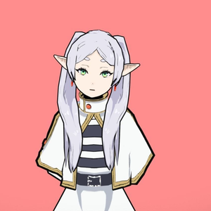 frieren beyond journey's end VRChat model Anime plus VRM model