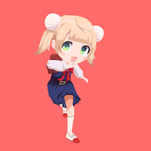 Shigure UI 3D model for VRChat Loli God Requiem [ロリ神レクイエム]