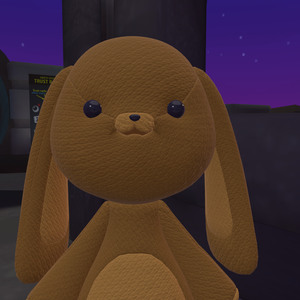 Teddy bunny vrchat avatar (physbones and lip sync)