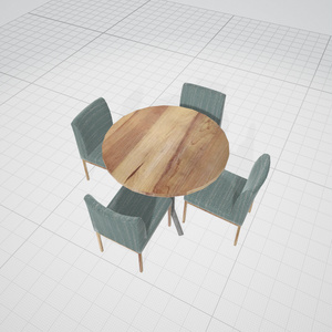 ３dモデル　ダイニング　イス　テーブル　obj 