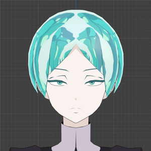 phosphophyllite (.blend / .fbx)