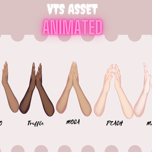 Animated vtuber asset, vtuber hands Asset for vts, Twitch Redeem【VTuber素材】小物を持つ手, アニメーション Vtuber アセット