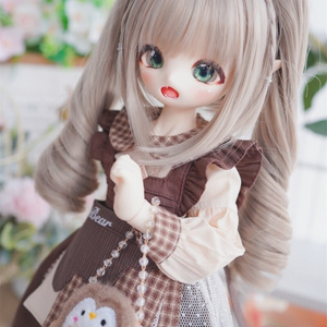 7～8インチ】 ドールウィッグ 「ひめぐるツインテール」 - NiNa