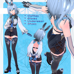 Eula - full set Genshin Impact Vroid