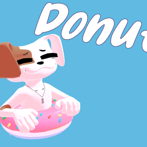 Donut [どなつ] v1.0 (VRChat Donut Dog Avatar)