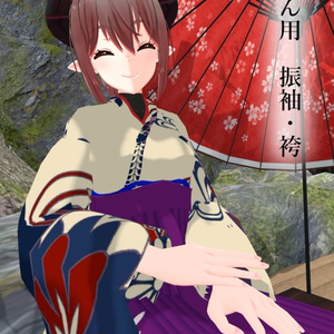 Furisode/Hakama [for Rena Cocktail] [2019cloth use].