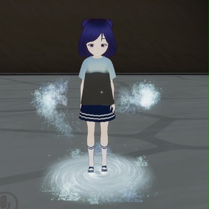 【VRChat想定】水オーラエフェクト 缩略图 3