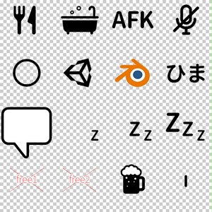 【VRC想定】ステータスサイン / Status Sign 缩略图 3