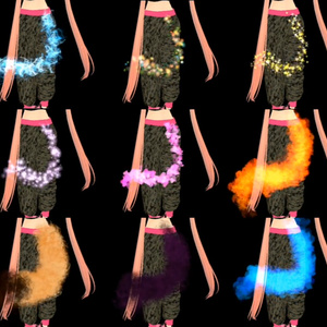 【VRChat想定】パーティクルテイル(パーティクル全9種類セット) 缩略图 2