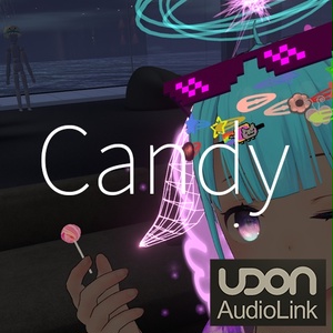 無料【VRC想定】棒付きキャンディ(通常版・AudioLink対応版セット)